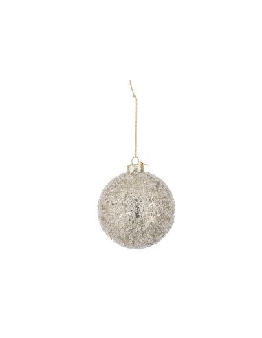 Sfera di Natale in Vetro 8cm Symphony Oro, la Magia di Natale per Decorazioni Eleganti