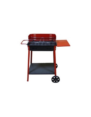 FORNELLO BARBECUE CON RUOTE CARBONELLA 40X60X85CM D'ALUISIO su TreG...