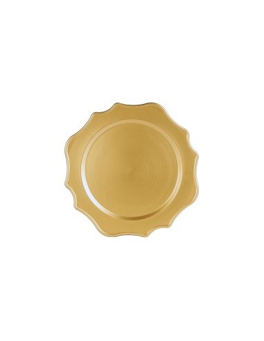 SOTTOPIATTO 139579 ORO D33CM PVC