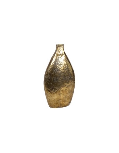 VASO 139833 BOTTIGLIA METALLO 43X15X85CM ORO