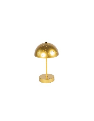 LAMPADA 139930 METALLO STELLE ORO 15X25CM DIMMERABILE