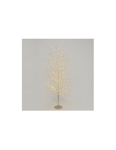 Albero Ramo Tiglio Champagne 200cm con 1120 MicroLED FlashLED