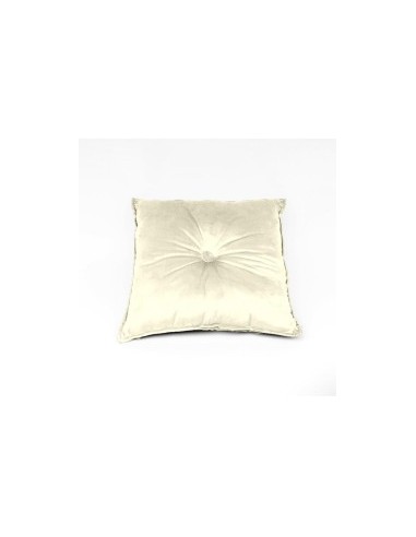 CUSCINO VELLUTO CREMA 50X50CM su TreG Ingrosso