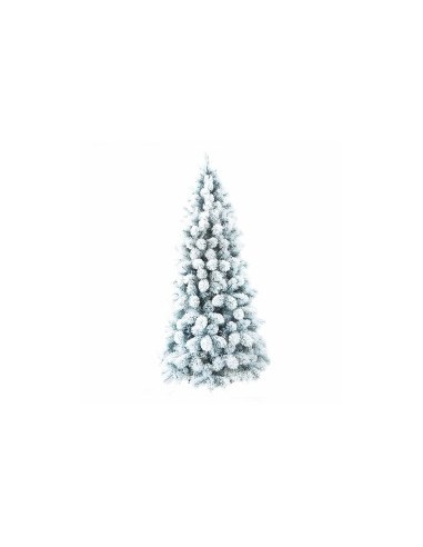 Albero di Natale innevato "Snowy Stone" da 225cm con 1098 rami