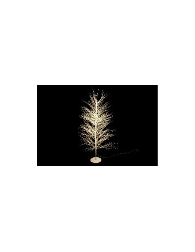 Albero Microled Bianco H210 cm 2400 LED Bianco Caldo di Natale - La Magia di Natale a casa tua