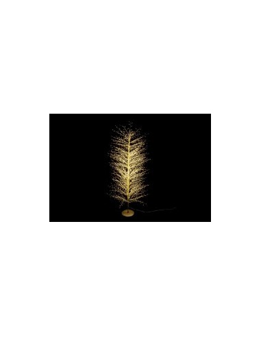 Albero Microled Gold H210 cm 2400 LED Bianco Caldo di Natale - La Magia di Natale a casa tua