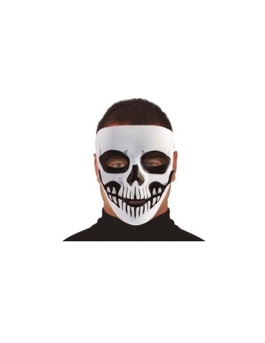 Maschera Scheletro in PVC, Accessorio Halloween