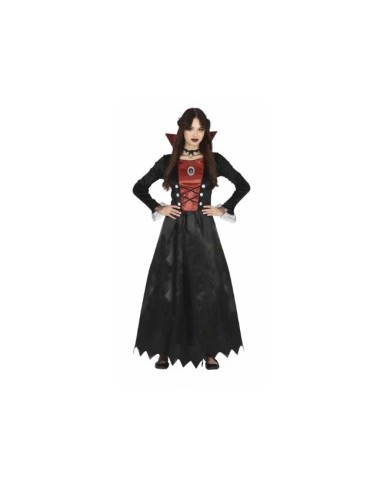 Costume Vampira, Abito, Taglia 14-16 Anni, Tema Halloween, Vampiri