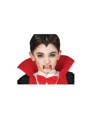 Costume Conte Vampiro, Body, Camicia e Mantello, Taglia 5-6 Anni, Tema Halloween, Vampiri