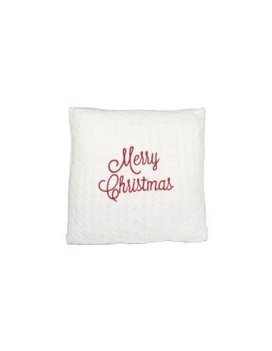 CUSCINO 139413 MERRY CHRISTMAS 40X40CM POLIESTERE