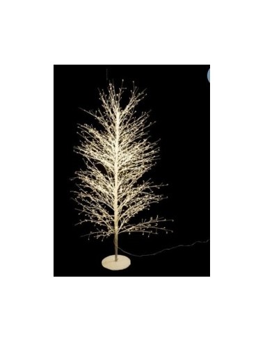 Albero MicroLED Bianco H150cm con 1300 LED Bianco Caldo - La Magia di Natale a Casa Tua