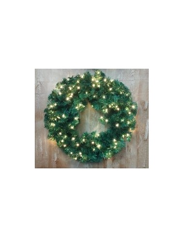 Ghirlanda Verde D100cm con 200 Luci LED - La Magia di Natale a casa tua