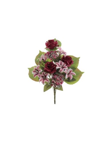 STELO 5450-08 ROSAS LILUM FUCSIA HYDRANGEA