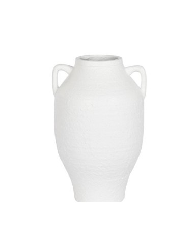 VASO JR212412 FIBRA DI VETRO 30X30X46CM BIANCO