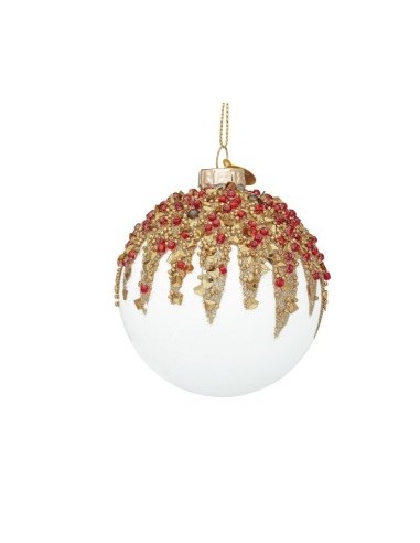 SFERA 0976273 VETRO FIREWORK D8CM BIANCO