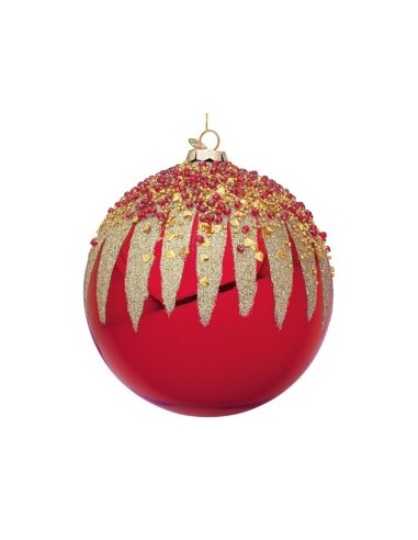 SFERA 0976279 VETRO FIREWORK D15CM ROSSO