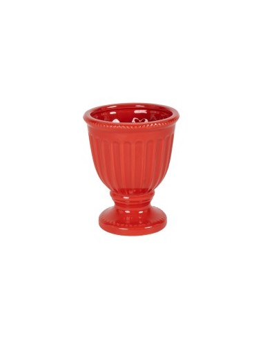 VASO 138628 CERAMICA ROSSO 14X17CM