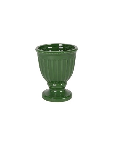 VASO 138626 CERAMICA VERDE 14X17CM