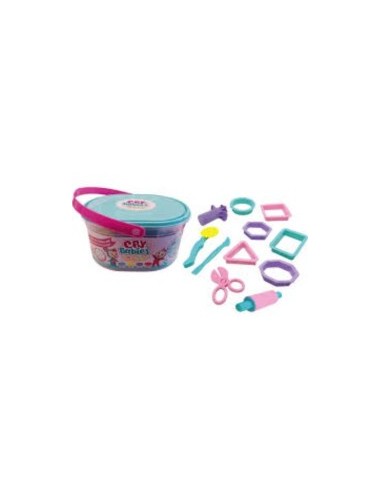 CRY BABIES 45603 SECCHIELLO PASTA MODELLABILE CON ACCESSORI