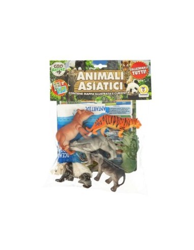 GEO NATURE 68892 BLISTER 6 ANIMALI ASIATICI