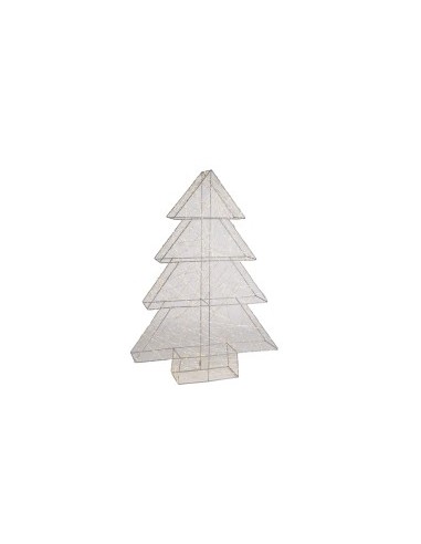 ALBERO LUMINOSO 1600LED METALLO 52X12X80CM DA ESTERNO