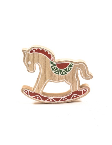 CAVALLO A DONDOLO 41269 LEGNO 17X14CM