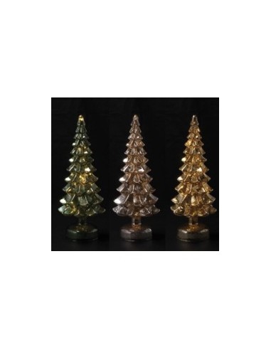 ALBERO 108351 VETRO CON 15LED H31CM ASSORTITO