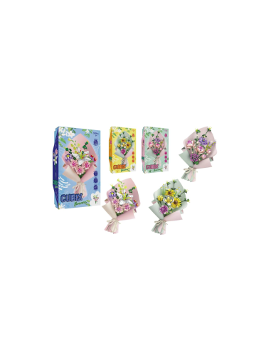 CUBIX 42582 BOUQUET FIORI ASSORTITO CON LUCE E BIGLIETTO