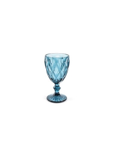 CALICE 07823 VETRO AZZURRO 330ML 8,5X17CM