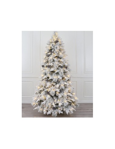 ALBERO DI NATALE CHAMONIX INNEVATO H150CM 160LED