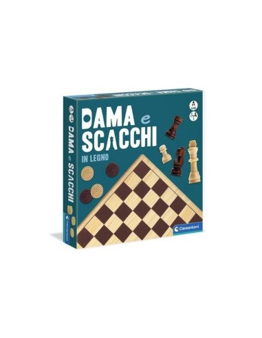 GIOCO 16828 DAMA E SCACCHI IN LEGNO