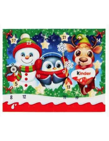 KINDER CALENDARIO AVVENTO MISTO 123GR