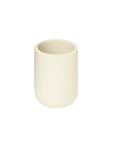 Bicchiere Portaspazzolino Duo Ivoire Φ7,4x10,4 cm – Eleganza per il Bagno