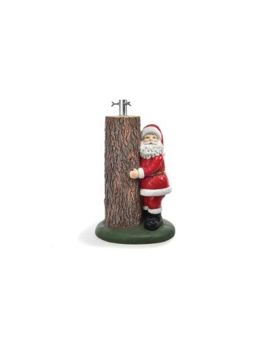 Base Albero Babbo Natale 61990 in Resina con Supporto in Metallo - La Magia di Natale a Casa Tua