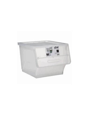 Box con apertura frontale 34L, dimensioni L. 38 x P. 45,5 x H. 31 cm, pratico e spazioso, ideale per organizzazione domestica