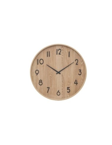 Orologio Ivana D55cm Legno Chiaro | Orologio da Parete Elegante in Legno Chiaro