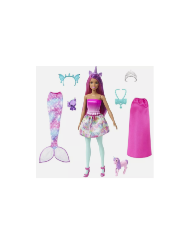 BARBIE HLC28 BAMBOLA DREAMTOPIA CON ACCESSORI