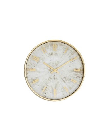 Orologio da Parete Izzie D30cm Dorato, Design Moderno ed Elegante per Ogni Ambiente