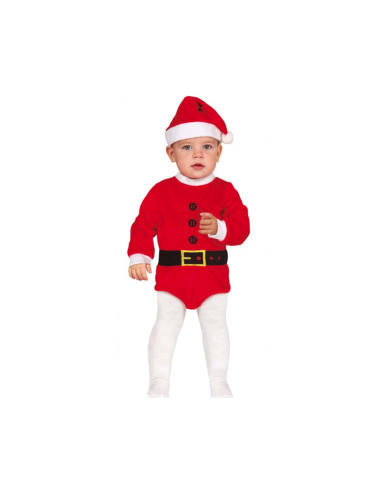 COSTUME NATALIZIO BABY BABBO NATALE TAGLIA 12/18 MESI