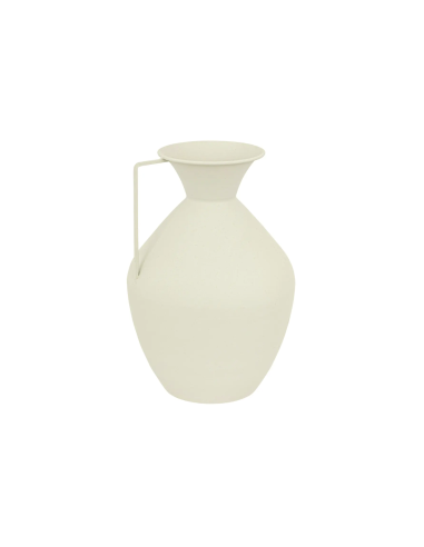 Vaso Sylvain 24x36 cm in Metallo Bianco - Eleganza per il Tuo Ambiente