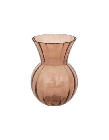 Vaso Alais 16x22cm vetro terracotta, vaso decorativo, vaso per piante, vaso elegante