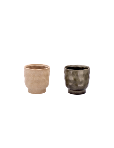 VASO 107340 ROCK CERAMICA 16X15CM ASSORTITO