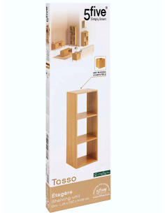 SCAFFALE 193620 TASSO 3 RIPIANI 35X32X102CM MDF