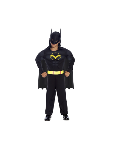 COSTUME 82710 EROE NERO 5/6 ANNI