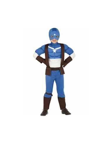 COSTUME 88405 SUPEREROE CAPITANO 3/4 ANNI