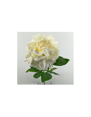 FIORE 40000001-10 PEONIA BIANCA 65CM