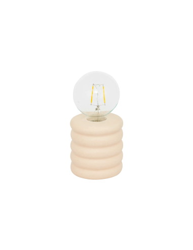 LAMPADA TAVOLO 202663 PERRY CERAMICA BEIGE 9X18CM